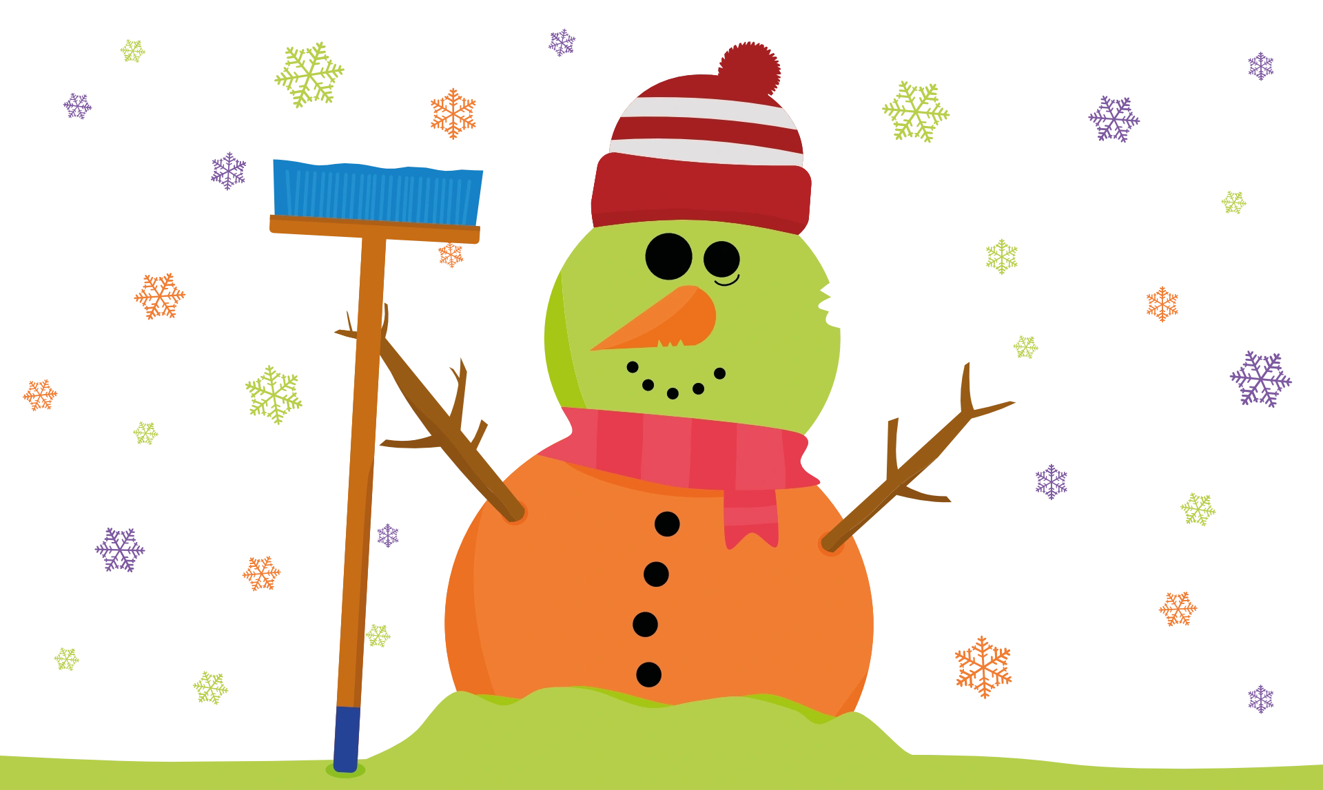 Het Lakgemak sneeuw in verschillende kleuren